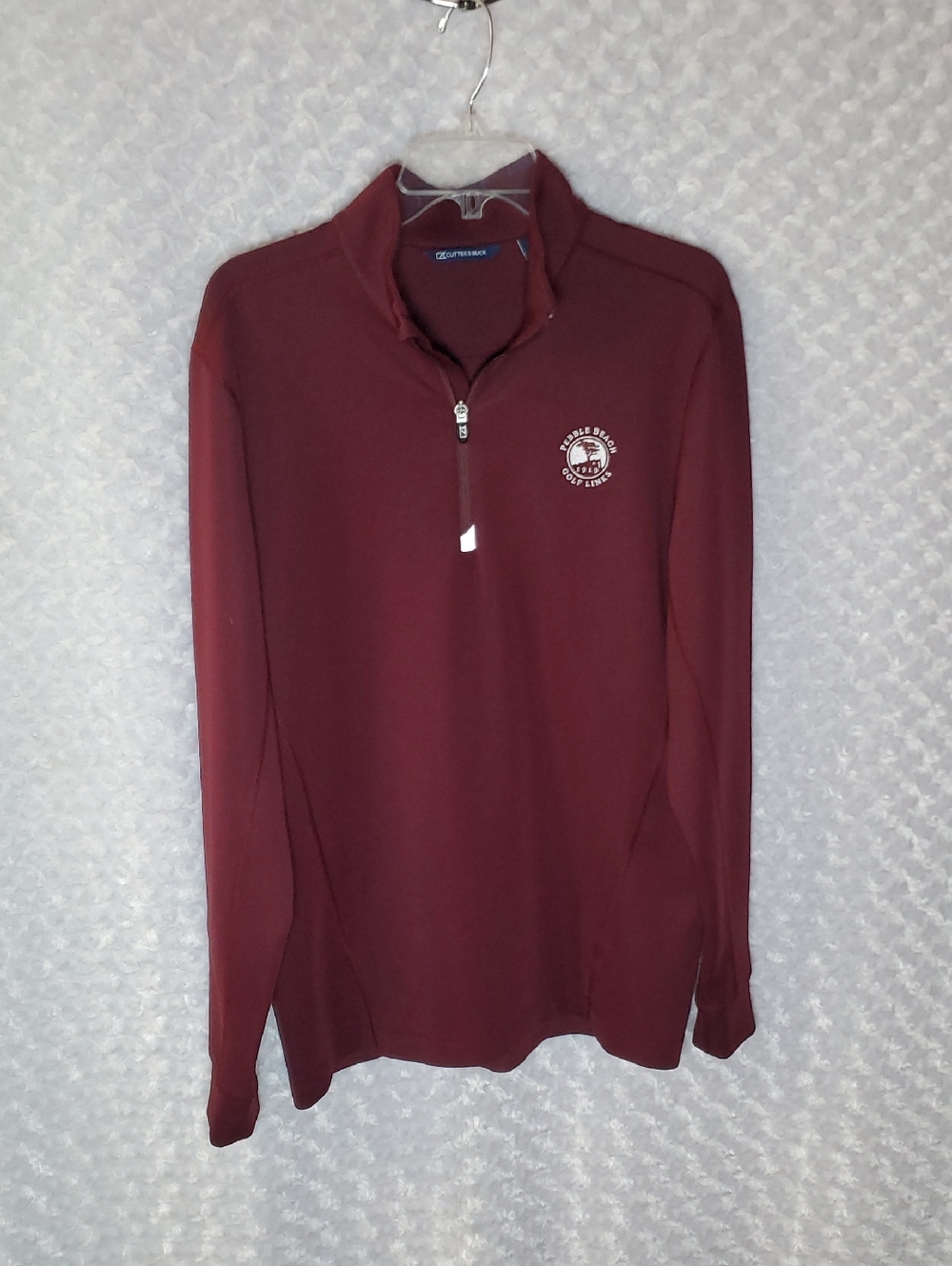 Cutter & Buck Burgundy Performance Top Mens M